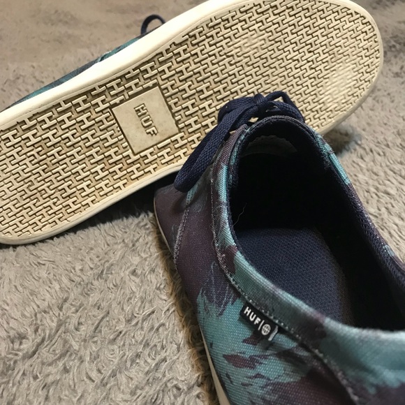 Huf shoes Blue floral designs. - Picture 4 of 4